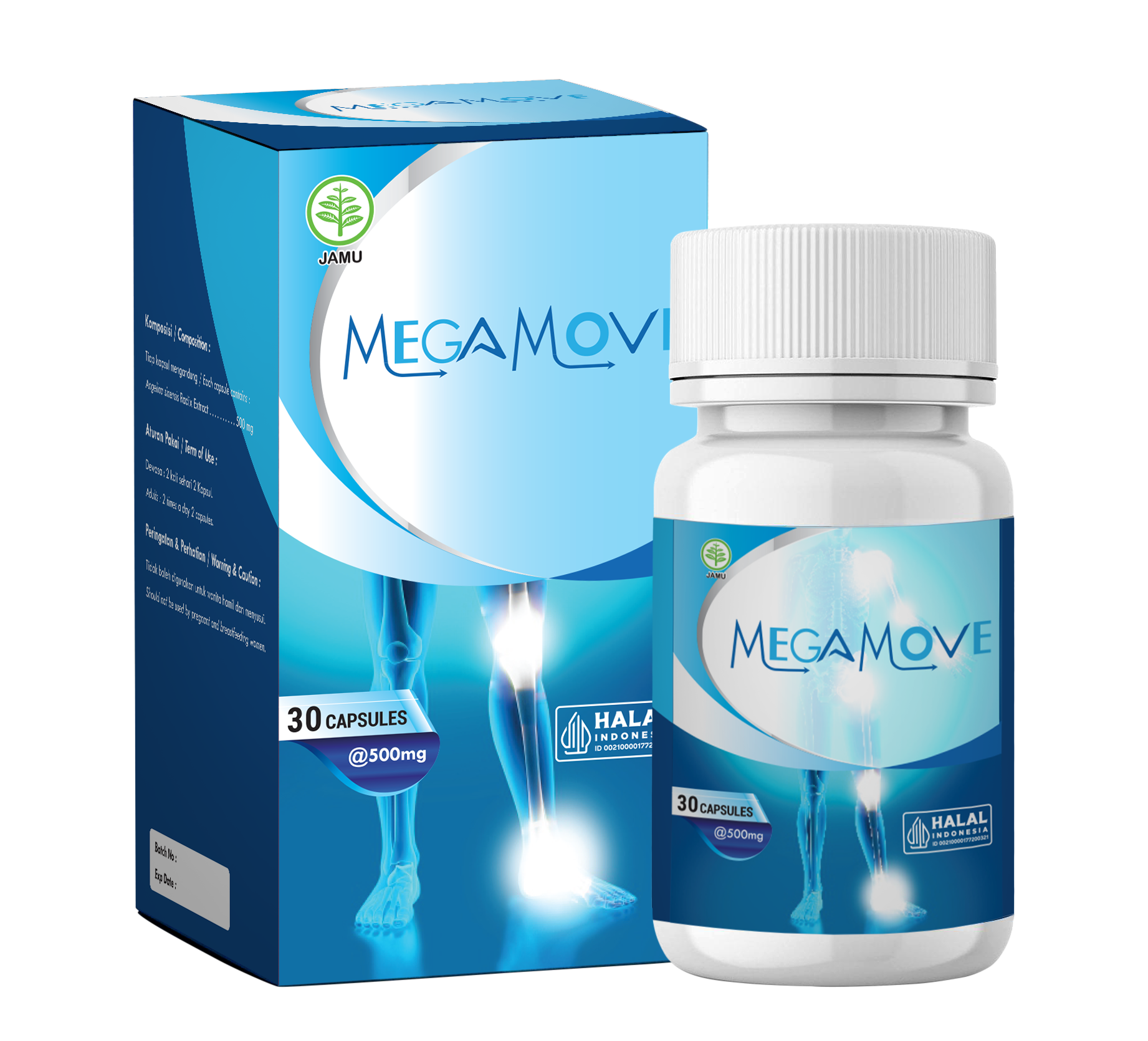 Megamove – kapsul untuk mobilitas dan kekuatan sendi